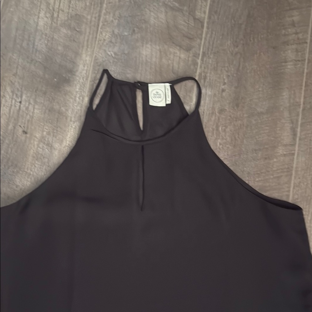 Black Halter Neck Top